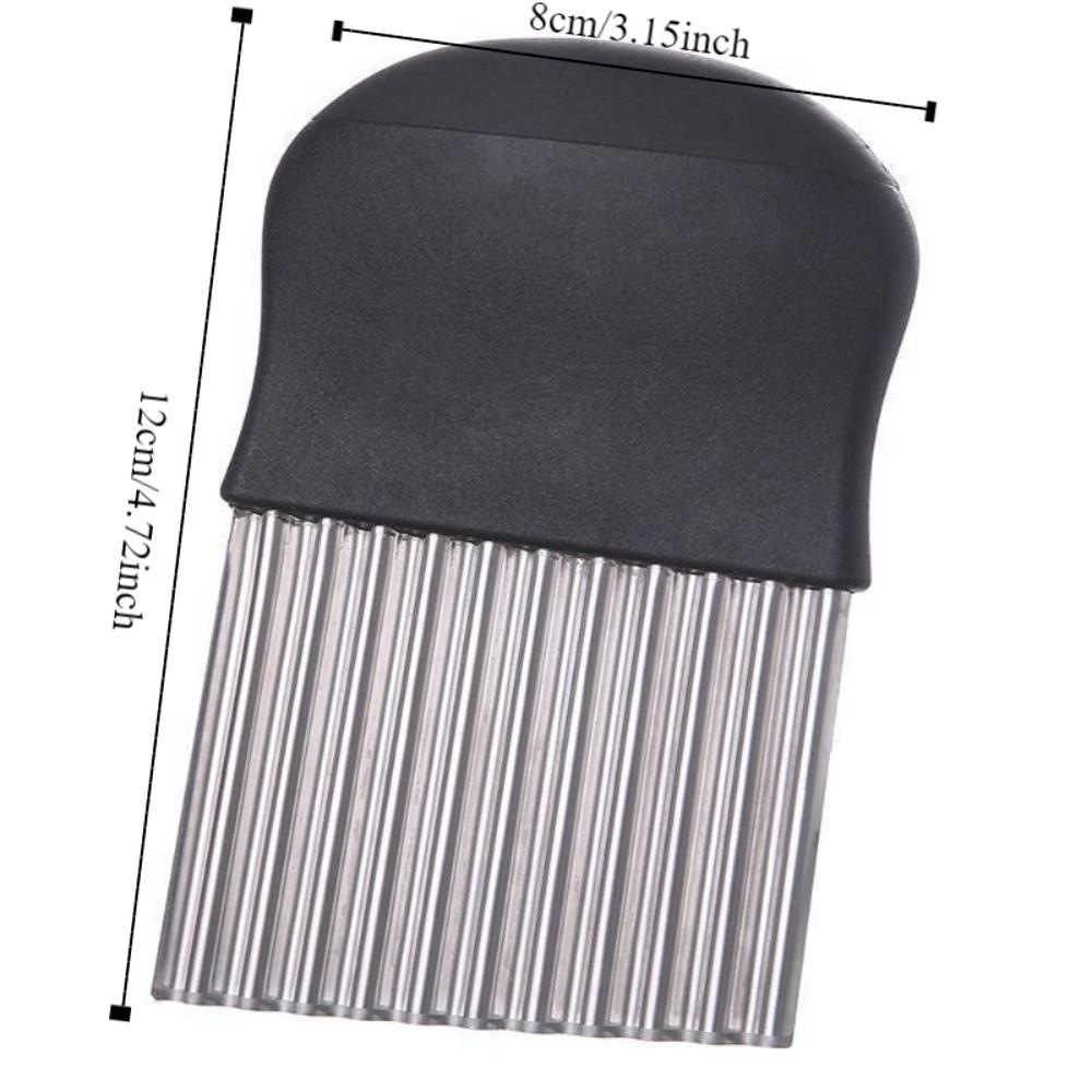 Stainless Steel Wavy Chopper Multi-Functional Vegetable Cutter Potato Chip Slicer  Food Preparation