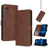 Кожаный чехол-книжка с магнитной застежкой для Samsung Galaxy Xcover 7 6 Pro 2 5 4S 4 Xcover7 G556B Чехол однотонный с ощущением кожи кошелек сумки