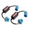 2Pcs Headlight Decoder 9007 HB5 Plug 12V DC Error Anti Flicker Resistor Canceller for LED Headlight