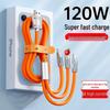 Geek 120W Кабель 3-в-1 Супербыстрой зарядки из цинкового сплава для устройств Apple, Huawei, Android