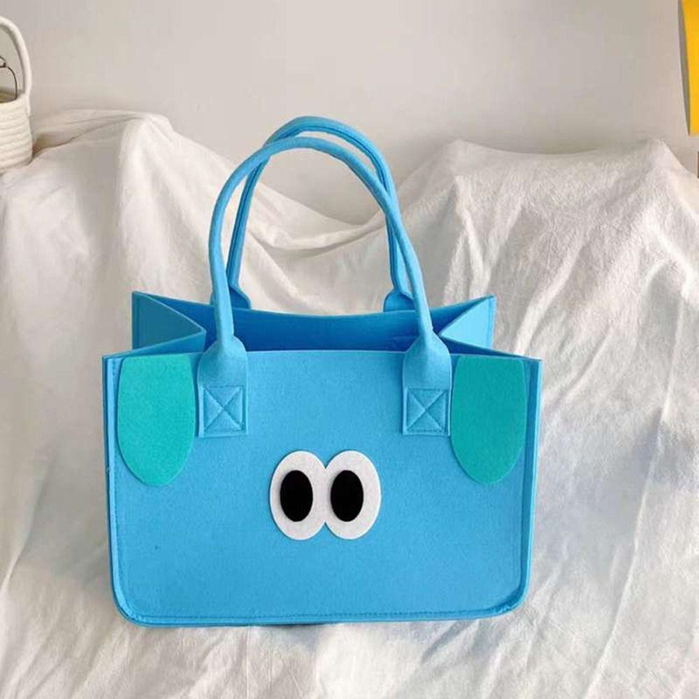 Felt Tote Bag Shopping Bag Multi-function Handbag Food Storage Bag Picnic Bag Women Lunch Bag