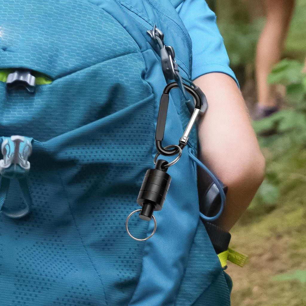 Карабиновый зажим, металлический держатель для гамаков, альпинистских качелей, синий