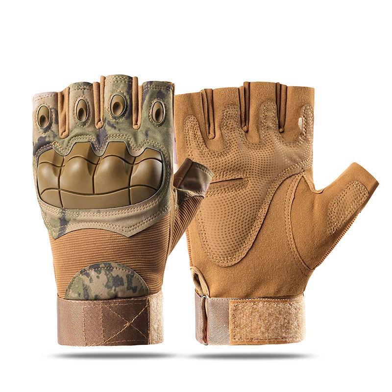 Bicycling Biking Gloves Outdoor Men Military Gloves Full Finger Tactical Protective Gloves for Fishing Fingerless Trip