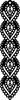A8 Pendant, openwork decoration, gray, 18x90