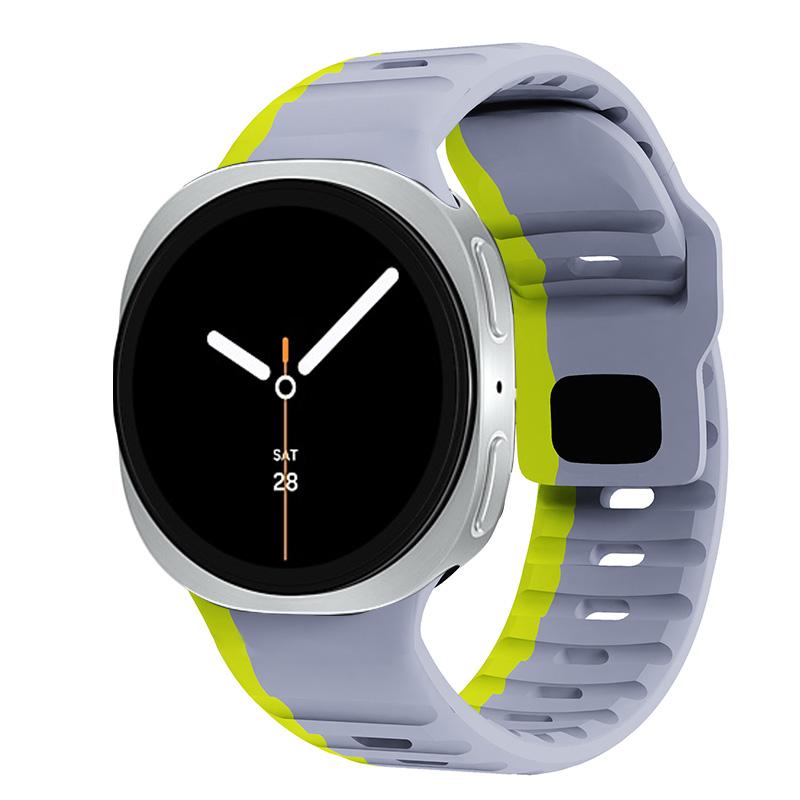 Силиконовый ремешок для Samsung Galaxy watch 8 Ремешок 40 мм 44 мм Дышащий Спортивный ремень Браслет correa galaxy watch 8 Классический ремешок 46 мм