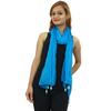 Chiffon Blend Dupatta Chunni Stole Indian Long Neck Wrap Tassel Scarf