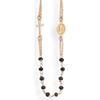 Collier - AMEN - CRORN3 - Argent 925 - Onyx - Longueur ajustable 50-70 cm