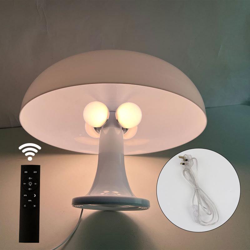Italian Mushroom Table Lamp - Nordic Minimalist Decorative Night Light for Study & Bedroom