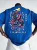 Fashionable Unisex Summer New Dragon Patte3d Print Breatha Quickdry Unisexs Largesize Tshirt Outdoor Street Parentchild Clothing