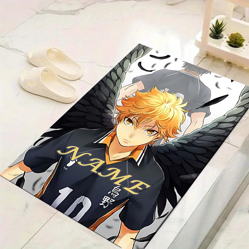 Custom 1Pc Volleyball Spirit Exhibition Rug Office Carpet Indoor Outdoor Entrance Doormat Nonslip Soft And Comfortable Living Room D49152