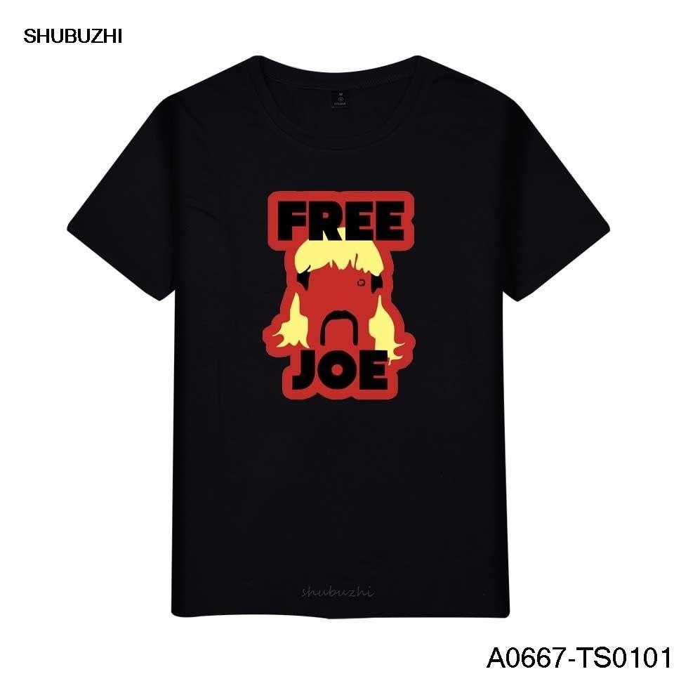Free Joe Exotic Tiger King Tshirt Men New Summer Tops T Shirt Shirts For President Cotton Carole Did It Short Sleeve Tees