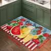1Pcs Anti Fatigue Kitchen Rugs Watermelon Waterproof Non-Slip Thick Cushioned Kitchen Mat Heavy Duty Comfort Standing Mat for Kitche