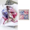 Top Women 100% Silk Scarfs Fashion Bright Flowers Color 50CM Small Sqare Scarfs Neck Decorative Wrap Printed Party Scarves