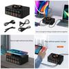 Desktop USB C Fast Charger 65W 6 Ports (5x USB + 1x USB C Port) Charging Hub Splitter Support 15W Wireless Charging