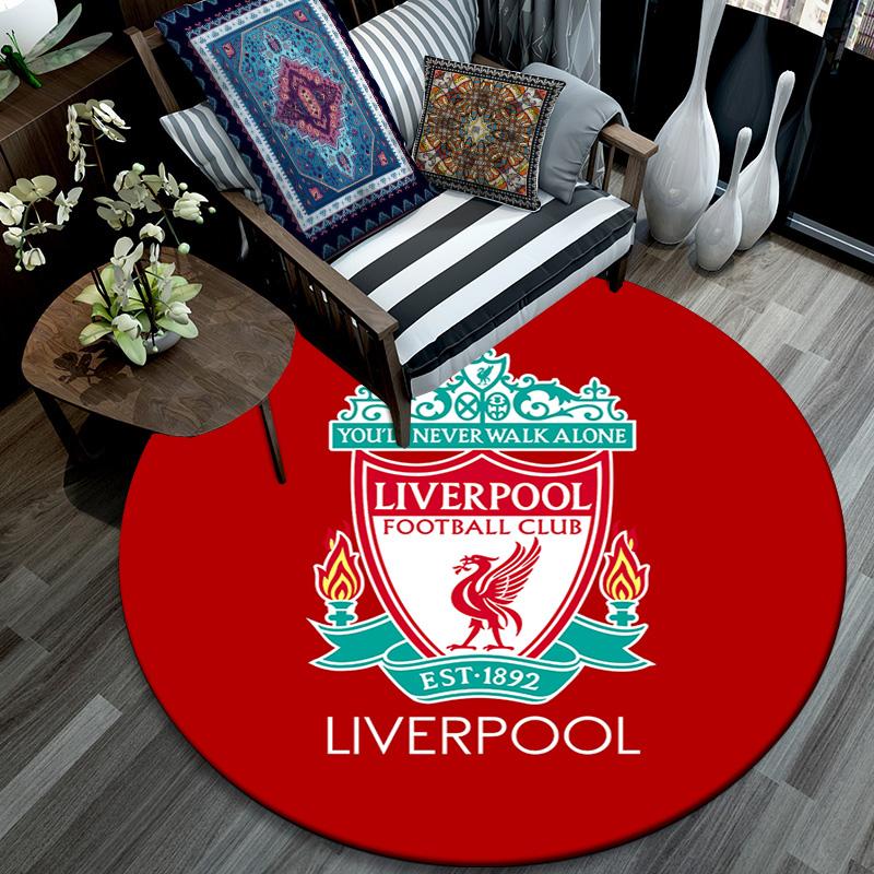 Круглый ковер Liverpool под офисные стулья, спальню, гостиную, декор для дома