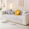 Chenille Velvet Fabric Sofa Cover Solid Color Living Room Universal for All Seasons Sofa Cushion NonSlip Little Fresh Sofa Cover