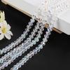 30-200Pcs Rondelle Austria Faceted Crystal Glass Beads Loose Spacer Beads for Jewelry Making
