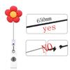 Lanyard Flower Chest Card ID Card Clips Nurse Badge Holder Name Card Holder Retractable Badge Reel