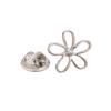 1PC Accessories Alloy Lapel Pin Fixed Buckle Mini Brooch Removable Collar Pins Flower Gift Jewelry