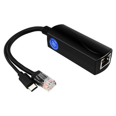 100M/1000M 48В на 5В POE сплиттер Стандартный изолированный Type C Micro USB адаптер POE Ethernet Питание через сплиттер для Raspberry Pi 5