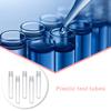 50 шт. Прозрачные лабораторные пластиковые пробирки с защелкивающимися крышками Школьные лабораторные принадлежности Контейнеры для образцов Пробирки для экспериментов