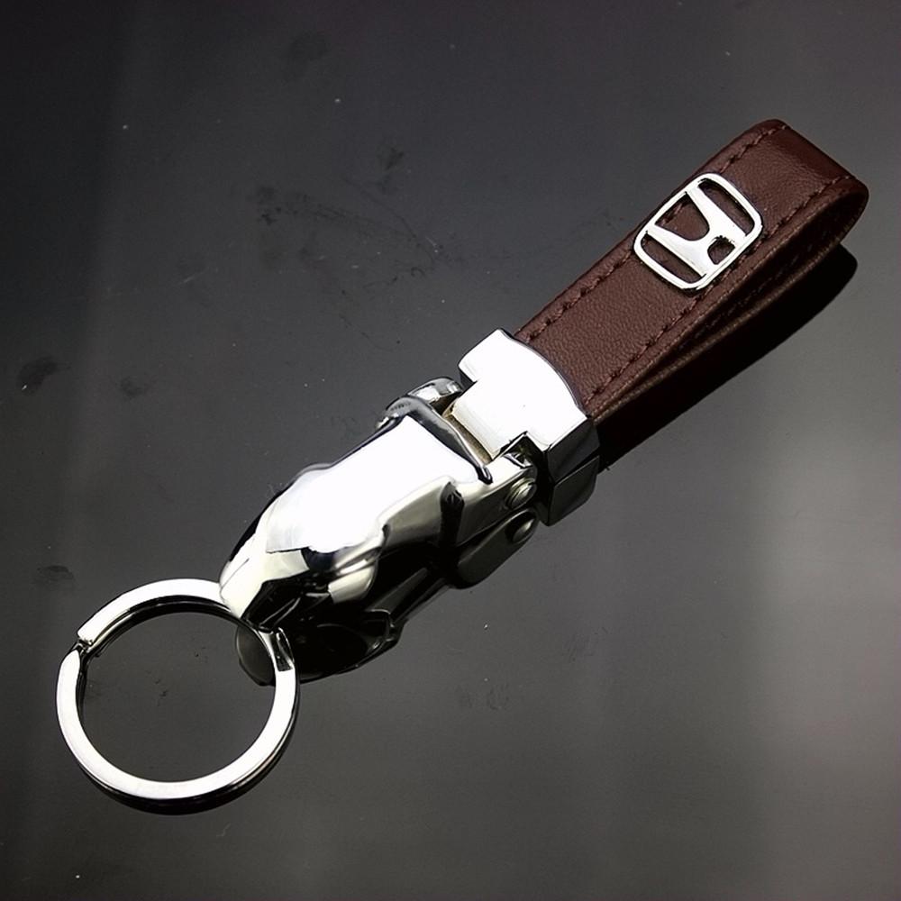 Gepard Keychain Leather Pu Car Logo Key Chain Metal Holder key Ring Key Fob