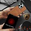 LC.IMEEKE L6 For iPhone 16 Pro Max Magnetic Case Detachable Zipper Wallet Leather Coated PC + TPU Phone Cover