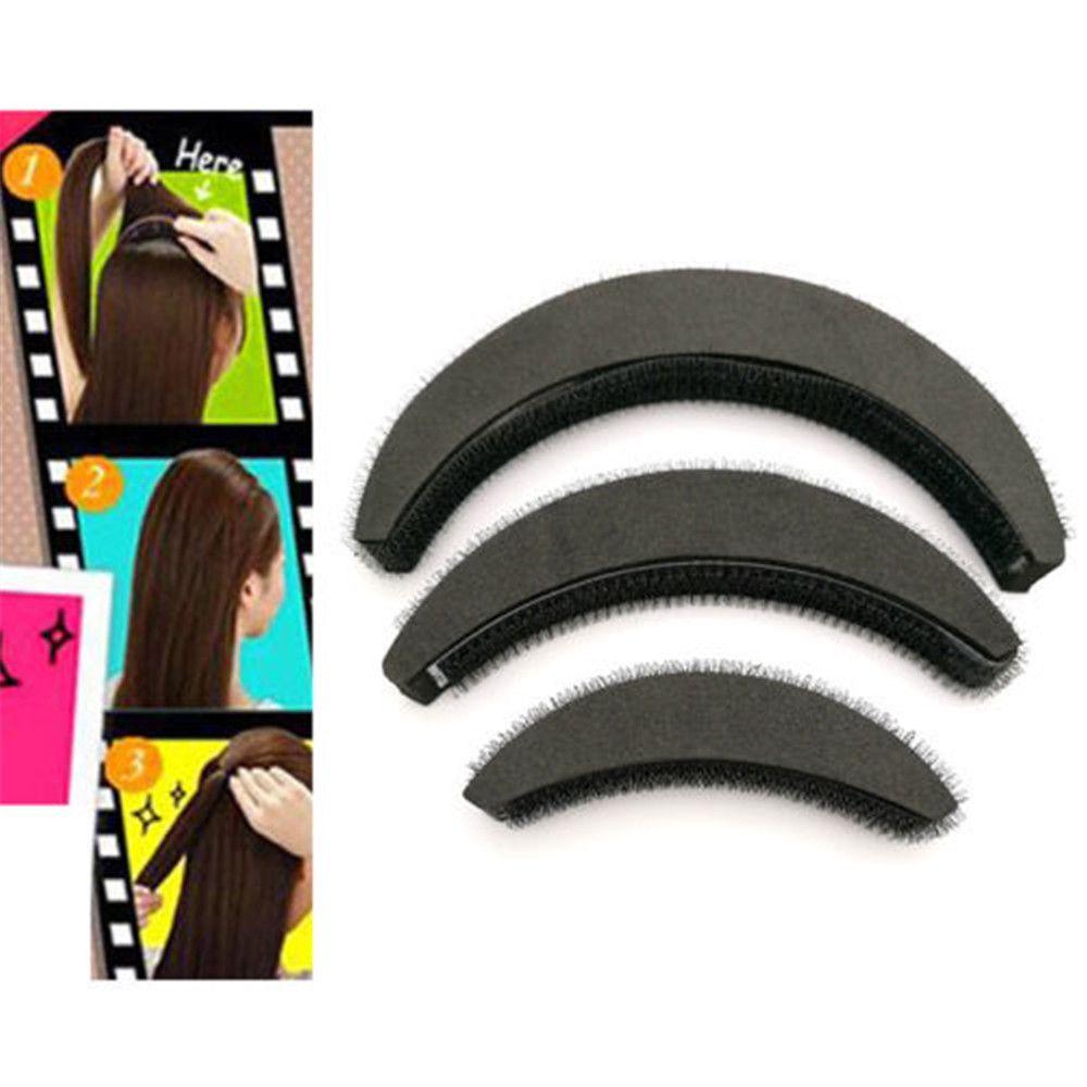 3Pcs New Styling Accessories Beauty Punta Hair Puff Sponge Pad Hair Heightening Hair Volume Increase