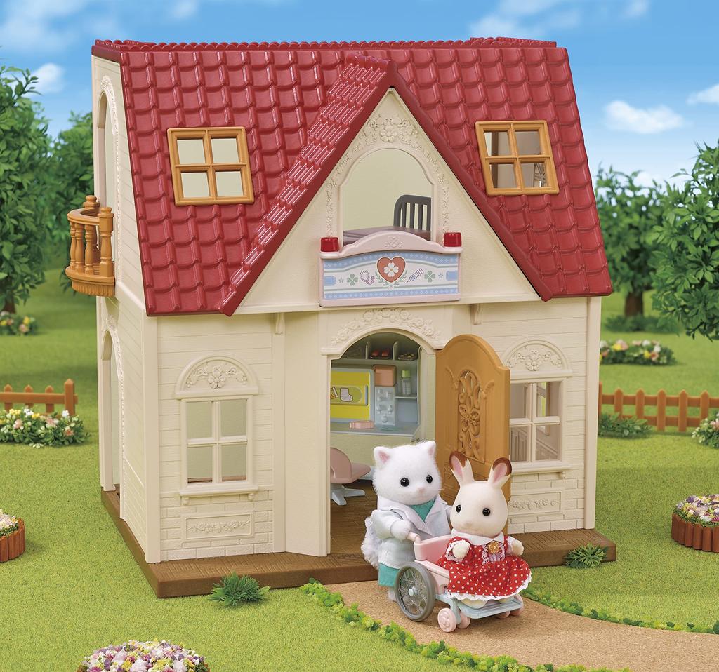 Epoch Sylvanian Families Set Кукла/Мебель «Добрый доктор» [Давайте Синсацу! Набор] H-17