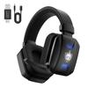 YOTMS Wireless Gaming Headset with Latency 50mm 3D RGB 40 Hours of Continuous Compatible with and Wired and Wireless [Authentic] Microphone,