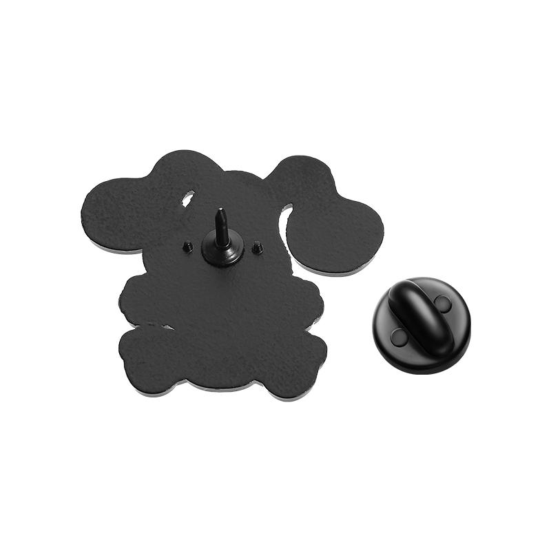 Милые эмалевые значки с собачками, на заказ, мультяшные броши с синими лапками, значки на лацкан, одежда, животные, ювелирные изделия, подарок для детей, друзей