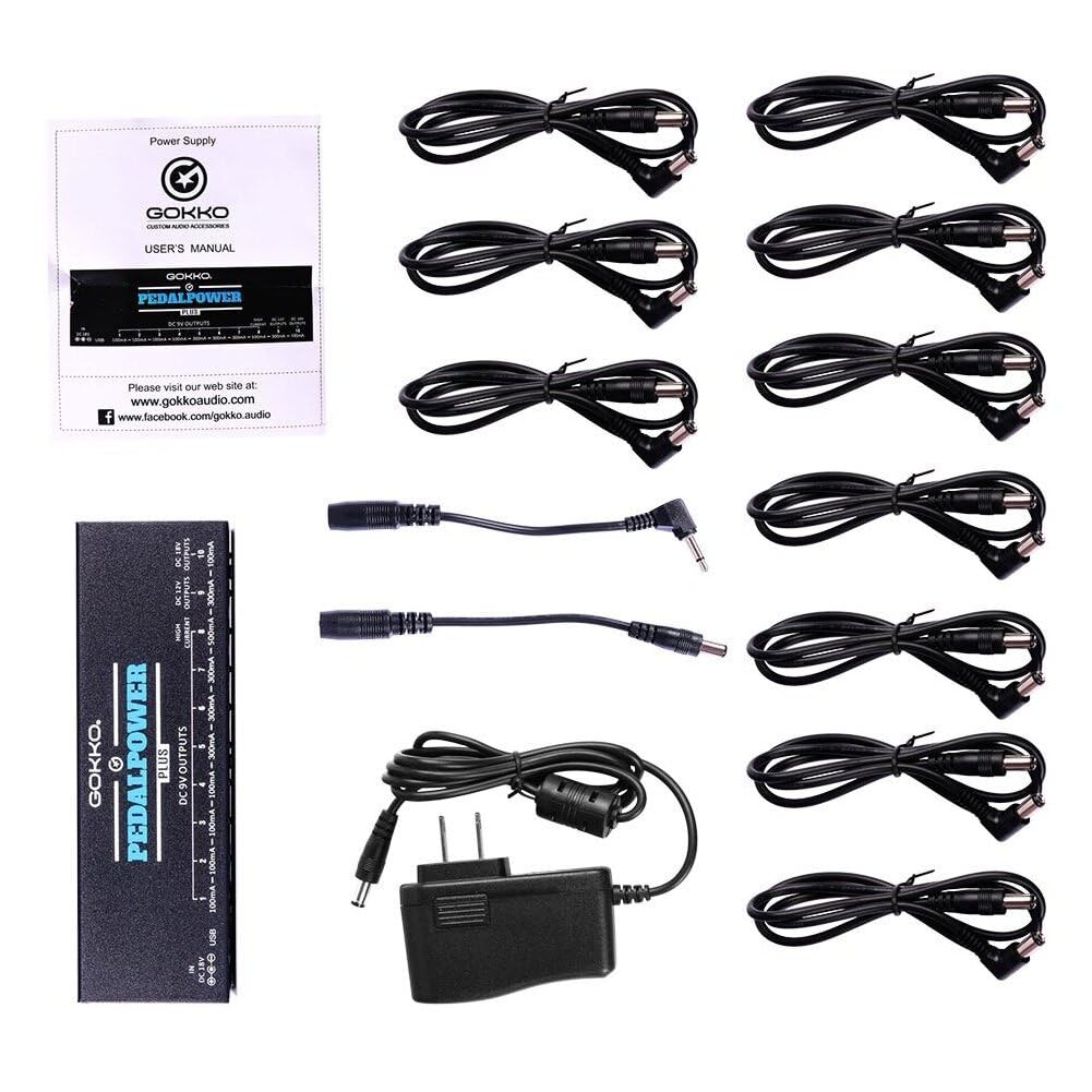 GOKKO AUDIO Pedal Power Supply 9V/12V/18V Plus