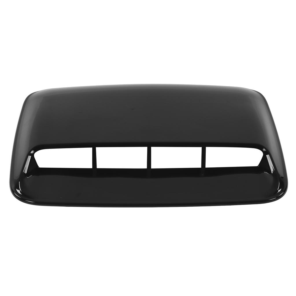 Engine Hood Air Vent Cover Glossy Black ABS Car Bonnet Cover Universal for Car Modification Auto Parts