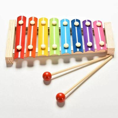Детский музыкальный инструмент, игрушка, деревянный ксилофон, детские музыкальные забавные игрушки для маленьких девочек, развивающие игрушки, подарки для детей