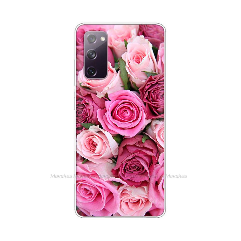 Чехол для Samsung S20 FE 4G 5G Мягкий ТПУ Силиконовый Чехол для Телефона Для Samsung Galaxy S20 Fan Edition S20 Lite FE S20FE Задняя Крышка Funda