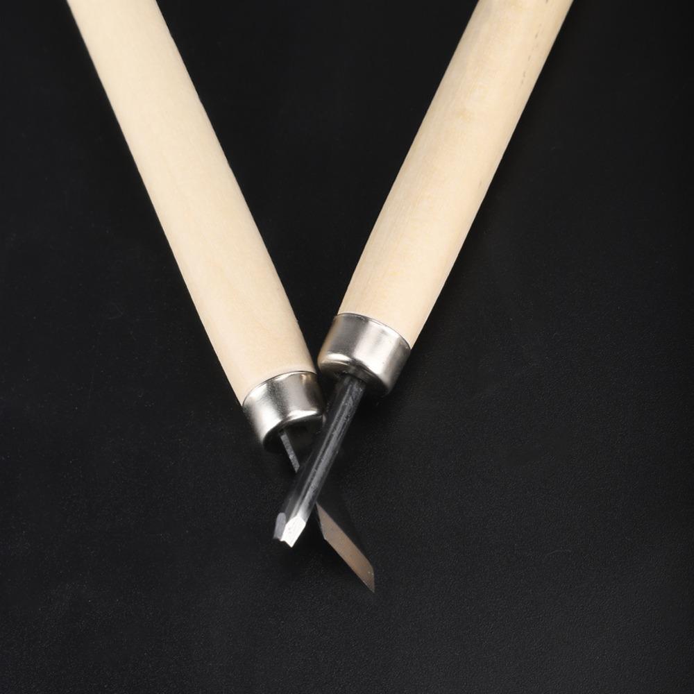 6pcs Wooden Handle Wood Carving Tool Steel Woodworking Tool Wood Carving Knife DIY Craft