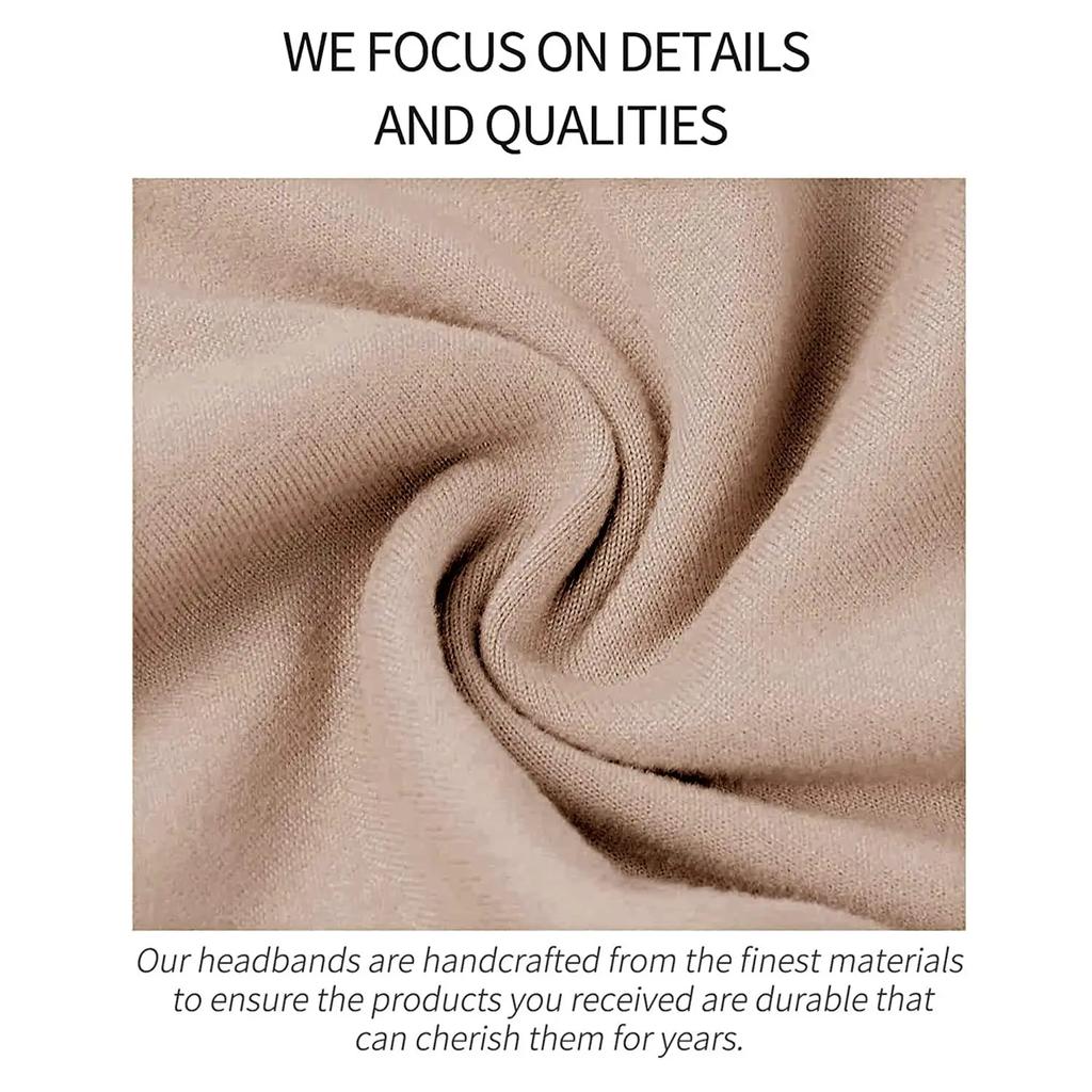 Широкие повязки на голову для женщин Очень большая повязка на голову в виде тюрбана Повязка на голову в стиле бохо Повязка на голову с витым узлом Спортивные эластичные нескользящие повязки на голову для тренировок Аксессуары для больших волос