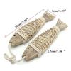 Mediterranean Fish Ornament Hanging Wall Hanging Decor Vintage Wooden Pendant  Home
