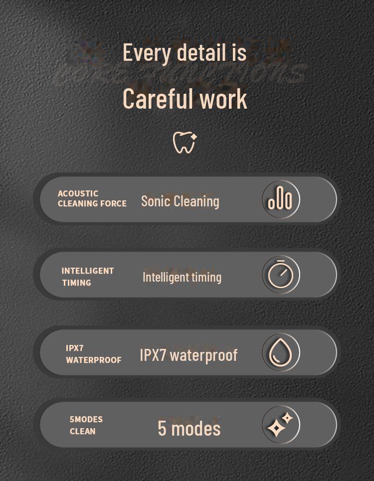 Набор электрических зубных щеток Jian: Аккумуляторные звуковые щетки для взрослых и пар, черные и белые - Бесплатная доставка