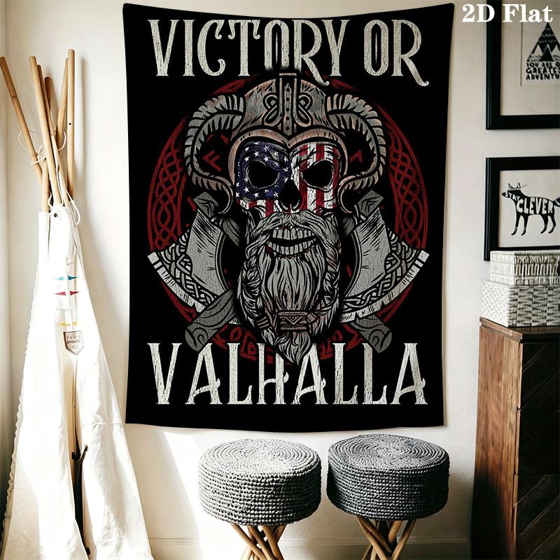 Spirit Tapestry Warrior Wisdom Decor Tapestry Wallmounted Background Cloth Background Cloth Wall Covering Decoration Background Wall Hanging Cloth