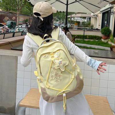 Милый рюкзак в стиле колледжа, для студентов, рюкзак для учеников средней школы и старшеклассников, школьная сумка, дорожный, для отдыха, большой вместимости