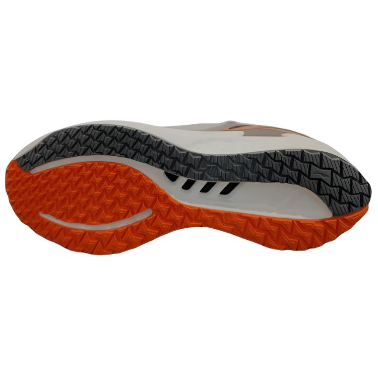 Li Ning Sports Casual Shock Absorbing Wear Устойчивые кроссовки с низким верхом для бега Мужские кроссовки Серые ARMT029-4