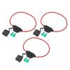 X AUTOHAUX Car Inline ATC Style Inline Fuse Holder with 30A Medium Fuse