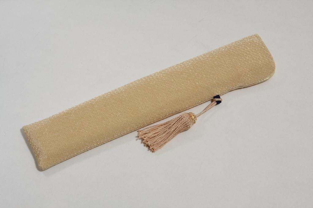 Веер Kyo Fan Cat, вид сзади, веер ручной работы Kyoto Craftsman с кисточками, в комплекте сумка для веера, бумажная коробка [Hasegawa]