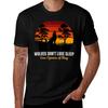 Wolves Dont Lose Sleep Over Opinions Of Sheep TShirt Stylish Print Short Sleeve Tee
