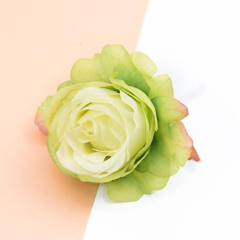 10/20pcs Artificial Flowers Silk Roses Wall Scrapbooking Wreaths Diy Gifts Candy Box Home Room Wedding Outdoor Decora Needlework