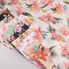 100x150cm Chiffon Fabric Pearl Printed Floral Plant Breathable for Sewing Summer Dresses Clothes Fabric By Meters