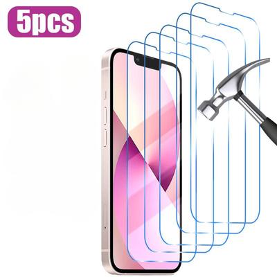 5 шт. защитное стекло для Iphone 14 13 12 11 Pro Max Xs Xr мини-защита экрана закаленное стекло для Iphone 14 Plus стекло