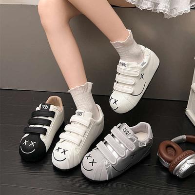 Модная универсальная ретро уродливая милая обувь на липучках с большой головой, немецкая тренировочная обувь, женская новинка весна-осень, милая повседневная обувь Форреста Гампа