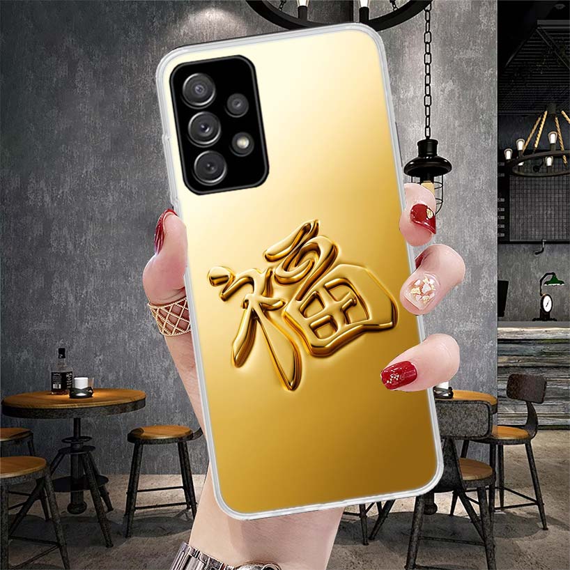 Мягкий чехол для телефона с тонким золотым узором для Samsung Galaxy A12 A22 A32 A52 A72 A02S A51 A50S A71 A70 A31 A20S Note 20 Ultra S